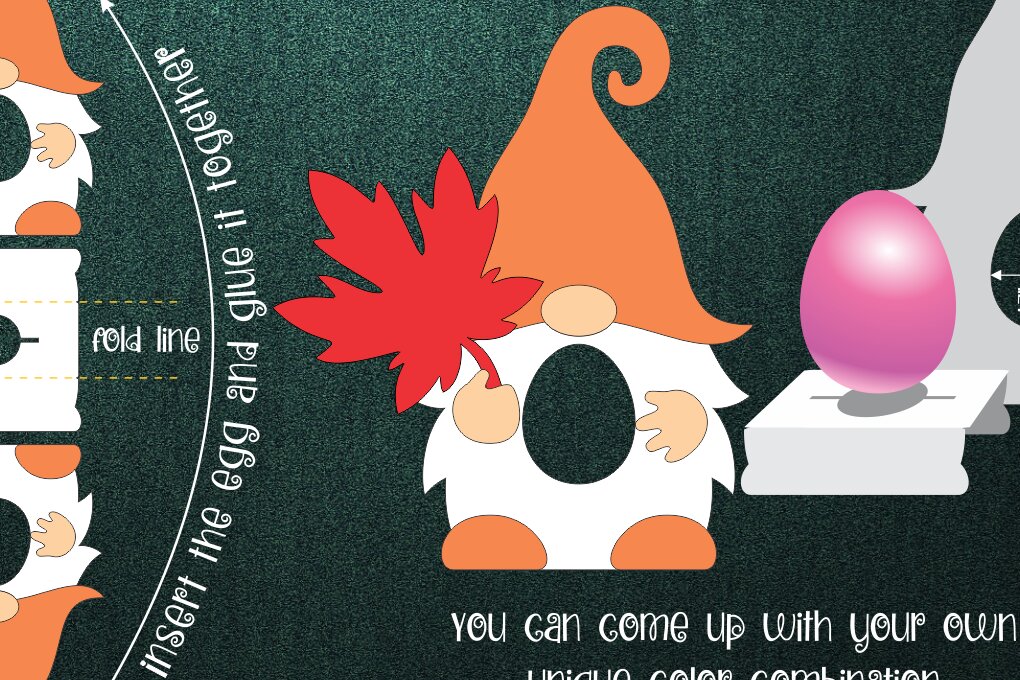 Intra απο ξύλο plywood 3mm-4mm πάχος Φθινοπωρινό Gnome Σοκολατένια Αυγοθήκη Δίασταση 30x20 cm INTRAFABR-11350641