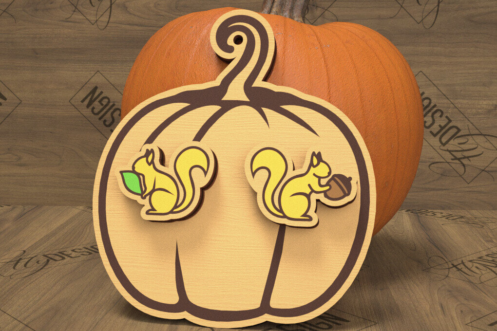 Σετ των 3 Intra απο ξύλο plywood 3mm-4mm πάχος Φθινοπωρινά καρφωτά σκουλαρίκια | Σχεδιασμός κοσμημάτων Δίασταση 3x3 cm INTRAFABR-105198206