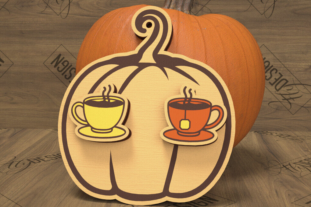 Σετ των 3 Intra απο ξύλο plywood 3mm-4mm πάχος Φθινοπωρινά καρφωτά σκουλαρίκια | Σχεδιασμός κοσμημάτων Δίασταση 3x3 cm INTRAFABR-105198391