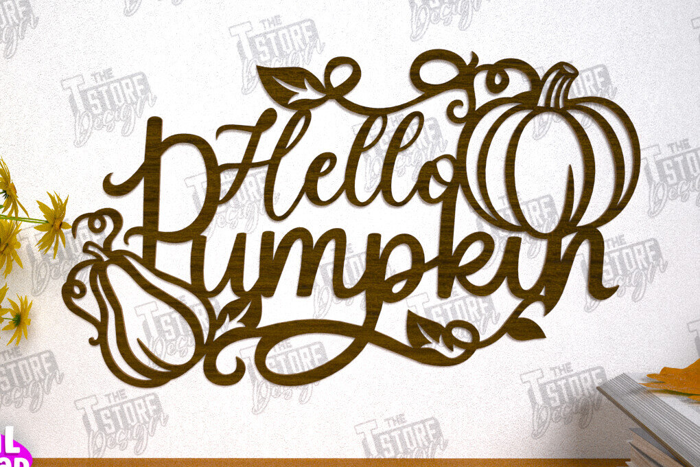 Intra απο ξύλο plywood 3mm-4mm πάχος Φθινοπωρινή Τέχνη τοίχου | Φθινοπωρινό σημάδι | CNC Δίασταση 40x40 cm INTRAFABR-103046622