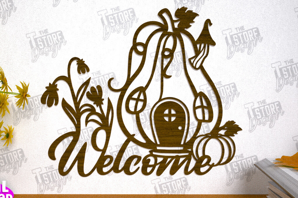 Intra απο ξύλο plywood 3mm-4mm πάχος Φθινοπωρινή Τέχνη τοίχου | Φθινοπωρινό σημάδι | CNC Δίασταση 40x40 cm INTRAFABR-103046631