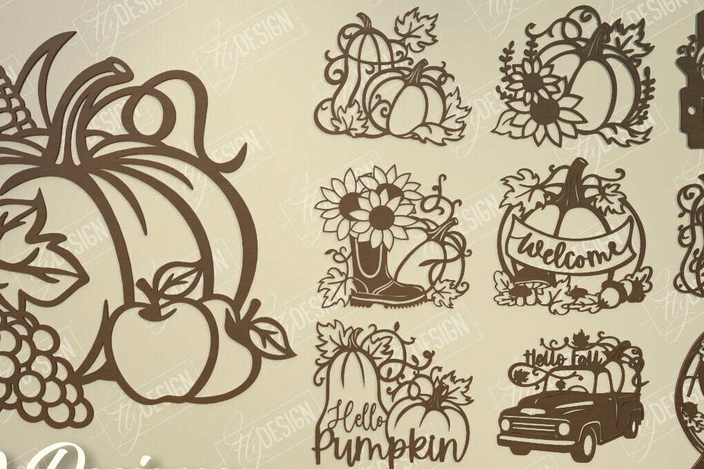 Intra απο ξύλο plywood 3mm-4mm πάχος Φθινοπωρινό κοπής με λέιζερ τοίχου Δίασταση 40x40 cm INTRAFABR-103522098