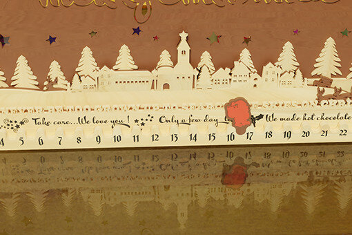 Intra απο ξύλο plywood 3mm-4mm πάχος Avent Calendar  Craft Δίασταση 30x20 cm INTRAFABR-18894317