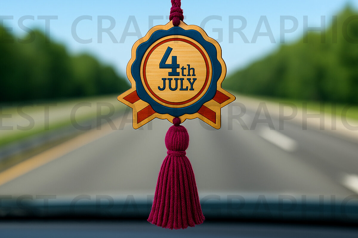 Σετ των 3 Intra απο ξύλο plywood 3mm-4mm πάχος Βραβείο μετάλλιο 4η Ιουλίου Σημάδι Δίασταση 8x8 cm INTRAFABR-123889414