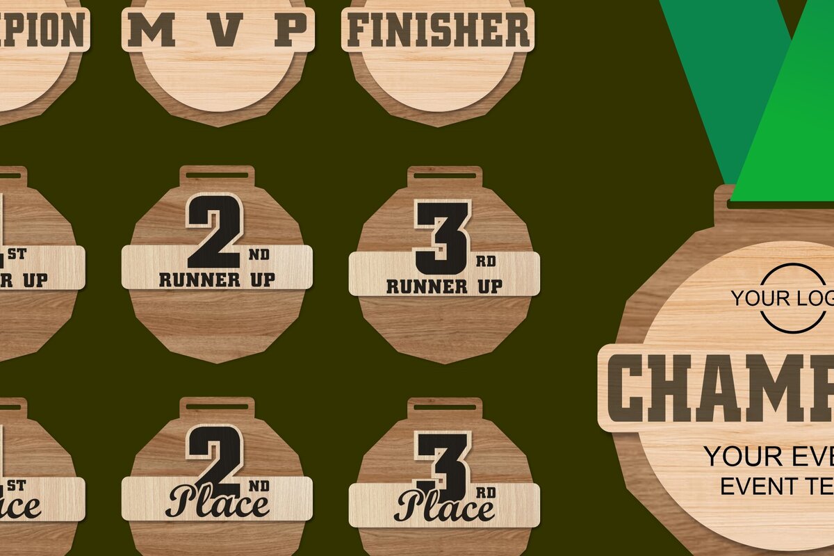 Intra απο ξύλο plywood 3mm-4mm πάχος Βραβείο  File - Πρωταθλητής, MVP Δίασταση 30x20 cm INTRAFABR-115612584