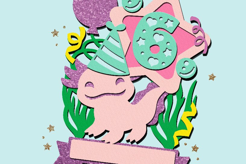 Σετ των 2 Intra απο ξύλο plywood 3mm-4mm πάχος Axolotl Cake Topper 3D Δίασταση 15x15 cm INTRAFABR-114825035