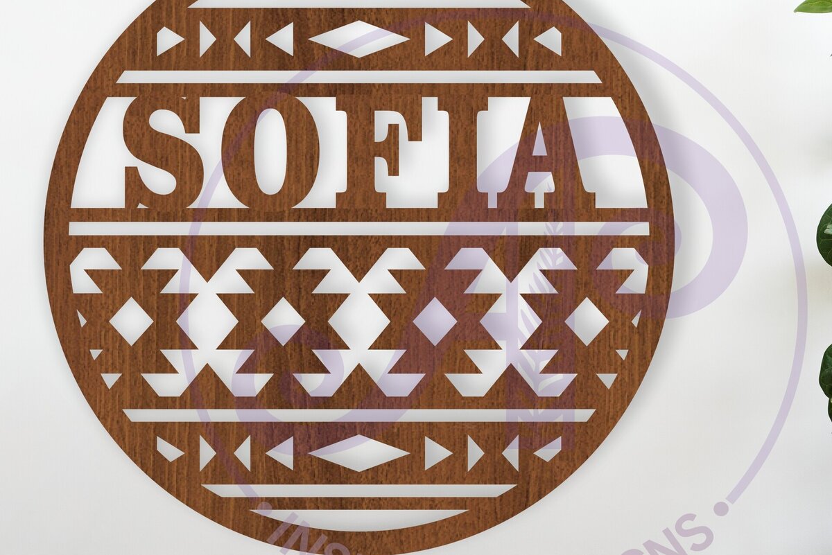 Σετ των 3 Intra απο ξύλο plywood 3mm-4mm πάχος Επιγραφή τοίχου με θέμα το όνομα Αζτέκων Δίασταση 10x10 cm INTRAFABR-123743310