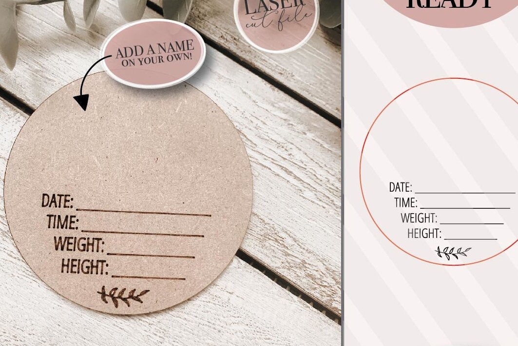 Intra απο ξύλο plywood 3mm-4mm πάχος Βρεφική Ανακοίνωση Δίασταση 30x20 cm INTRAFABR-75317369