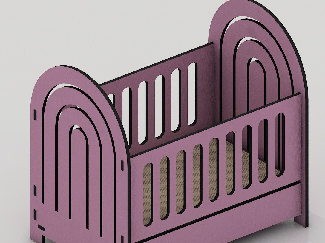 Intra απο ξύλο plywood 3mm-4mm πάχος Πρότυπα παιδικής κούνιας κοπής κούνιας Δίασταση 30x20 cm INTRAFABR-42382798