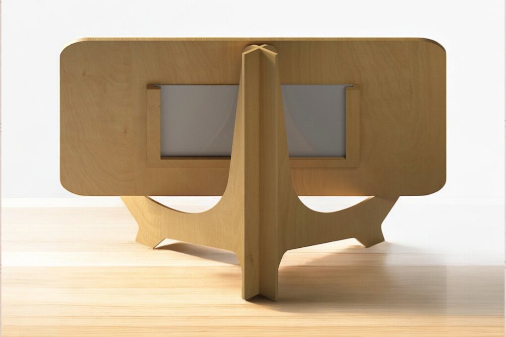 Σετ των 2 Intra απο ξύλο plywood 3mm-4mm πάχος Βρεφικό πλαίσιο 248 Δίασταση 20x30 cm INTRAFABR-118643921