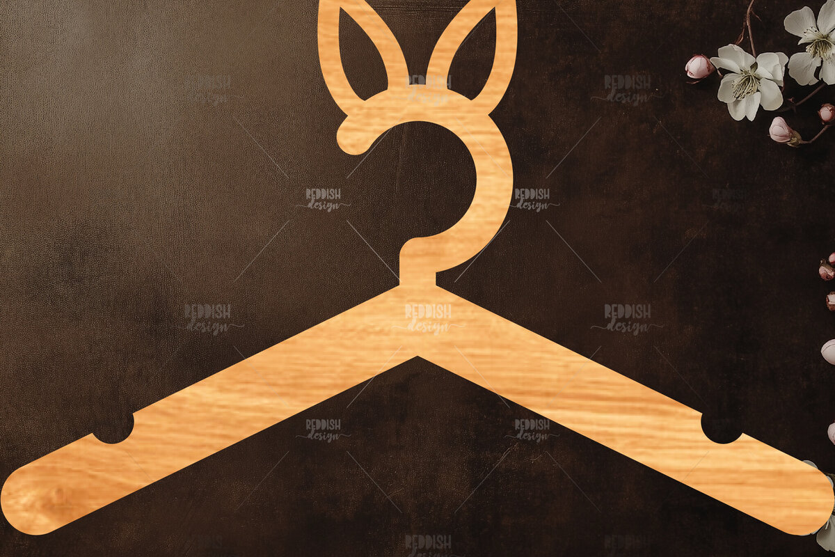 Σετ των 3 Intra απο ξύλο plywood 3mm-4mm πάχος Baby Hanger κοπής με λέιζερ Δίασταση 15x15 cm INTRAFABR-118336461