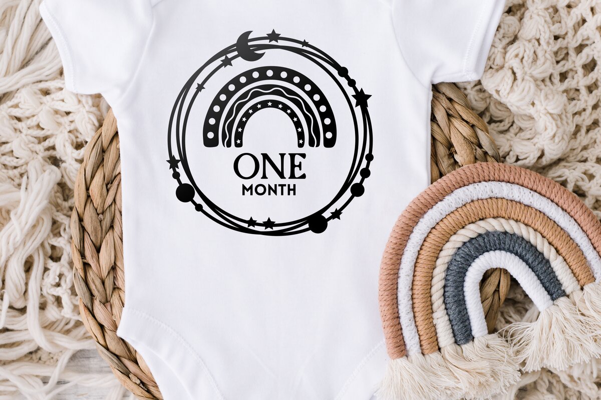 Σετ των 3 Intra απο ξύλο plywood 3mm-4mm πάχος Baby Monthly Milestone Δίασταση 15x15 cm INTRAFABR-111580710