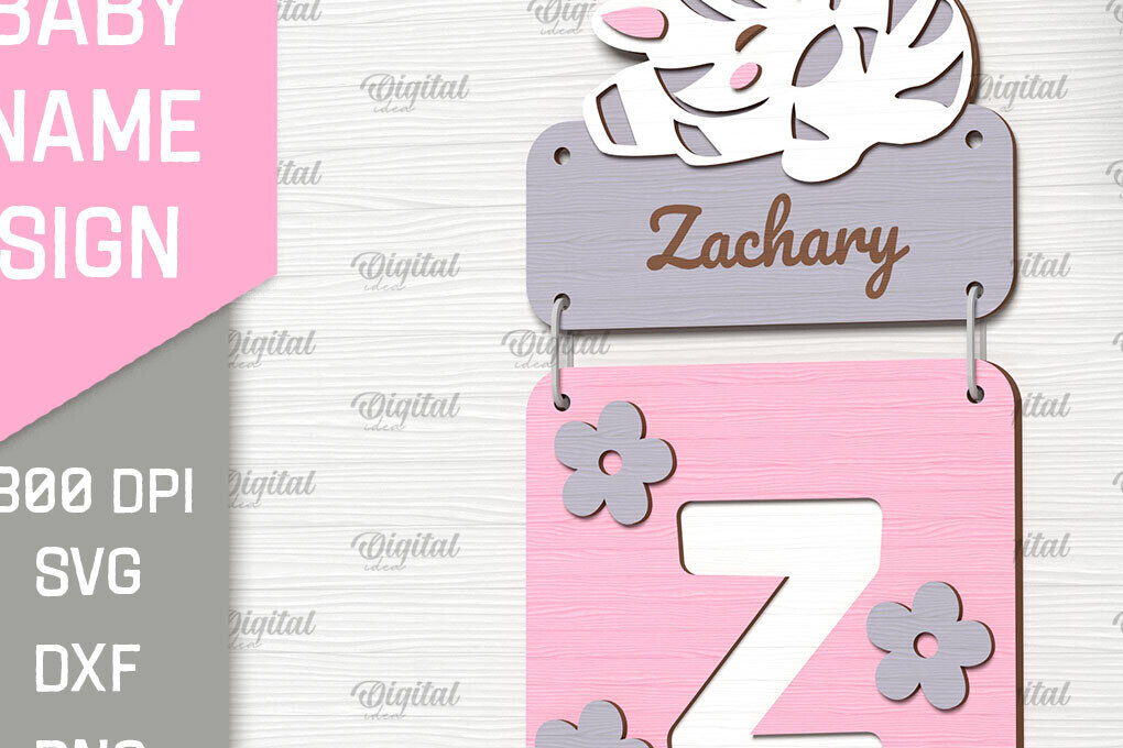 Intra απο ξύλο plywood 3mm-4mm πάχος Πινακίδα ονόματος μωρού . Γράμμα Ζ Δίασταση 30x20 cm INTRAFABR-90968735