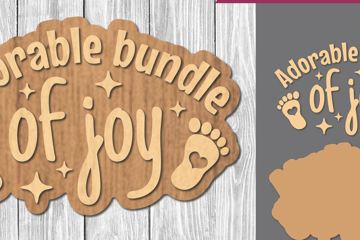 Σετ των 2 Intra απο ξύλο plywood 3mm-4mm πάχος Βρεφικά αποσπάσματα Διακόσμηση κοπής με λέιζερ 15 Δίασταση 15x15 cm INTRAFABR-106887309