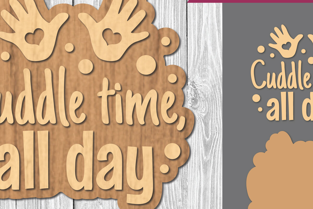 Σετ των 3 Intra απο ξύλο plywood 3mm-4mm πάχος Βρεφικά αποσπάσματα Διακόσμηση κοπής με λέιζερ 22 Δίασταση 15x15 cm INTRAFABR-106887729