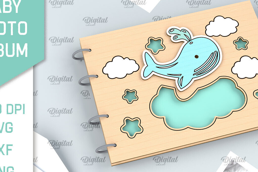 Intra απο ξύλο plywood 3mm-4mm πάχος Ξύλινο άλμπουμ μωρών με λέιζερ Δίασταση 30x20 cm INTRAFABR-99927523