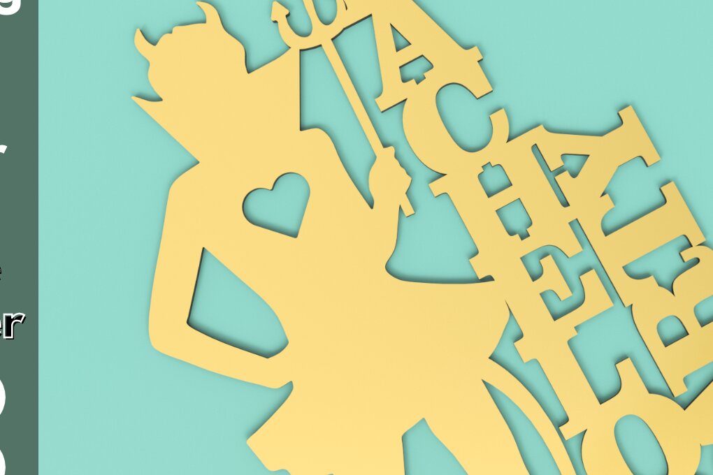 Intra απο ξύλο plywood 3mm-4mm πάχος Bachelor Party Topper Crafters Paper Cut Δίασταση 15x15 cm INTRAFABR-80648141