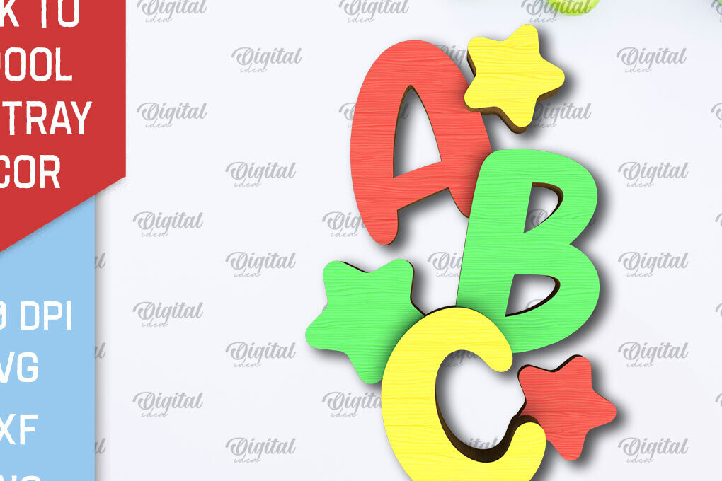 Intra απο ξύλο plywood 3mm-4mm πάχος Επιστροφή στη σχολική βαθμίδα Δίσκος λέιζερ Δίασταση 30x20 cm INTRAFABR-102240438