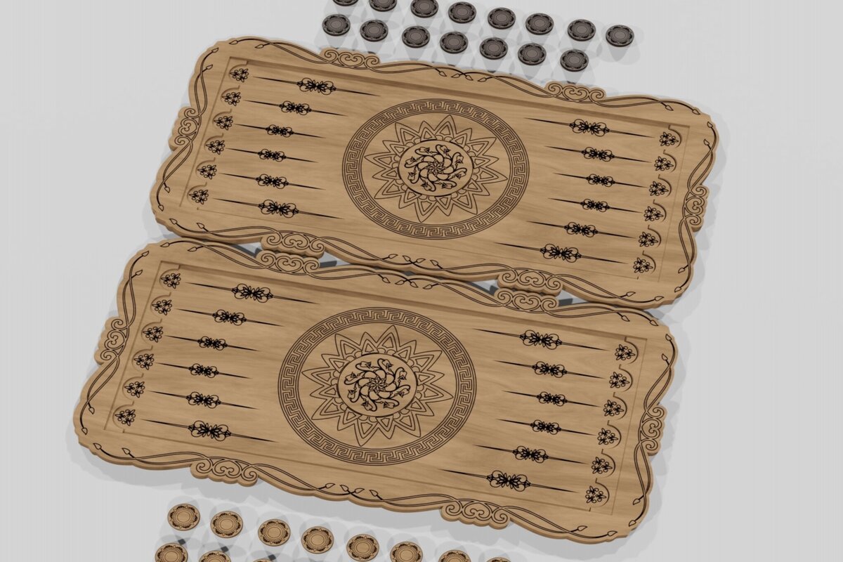 Intra απο ξύλο plywood 3mm-4mm πάχος Διανυσματικά κομμένα με λέιζερ τάβλι Δίασταση 290x290 cm INTRAFABR-113817099