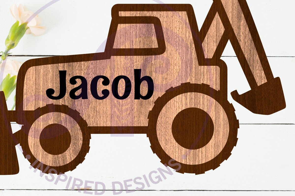 Σετ των 3 Intra απο ξύλο plywood 3mm-4mm πάχος Περίγραμμα οχήματος κατασκευής εκσκαφέας Δίασταση 6x6 cm INTRAFABR-111088638