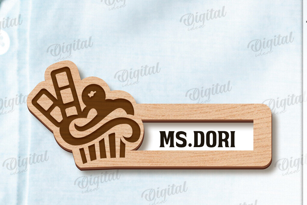 Intra απο ξύλο plywood 3mm-4mm πάχος Σήμα με όνομα παραθύρου κοπής με λέιζερ Δίασταση 30x20 cm INTRAFABR-123033472