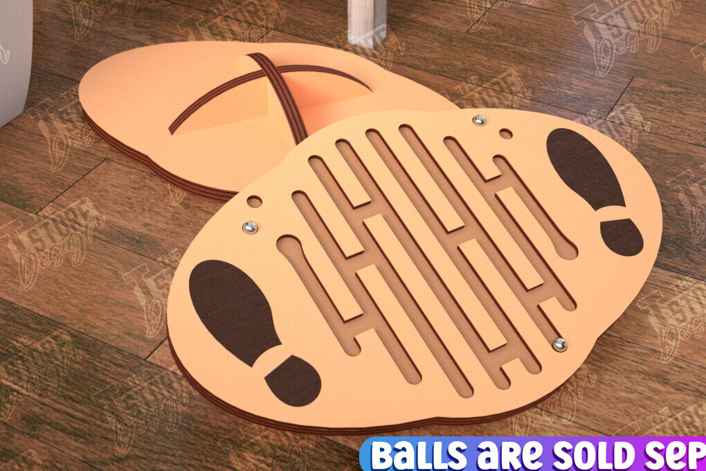 Intra απο ξύλο plywood 3mm-4mm πάχος Πίνακας Ισοζυγίου | Πλατφόρμα εξισορρόπησης | CNC Δίασταση 40x40 cm INTRAFABR-99494346