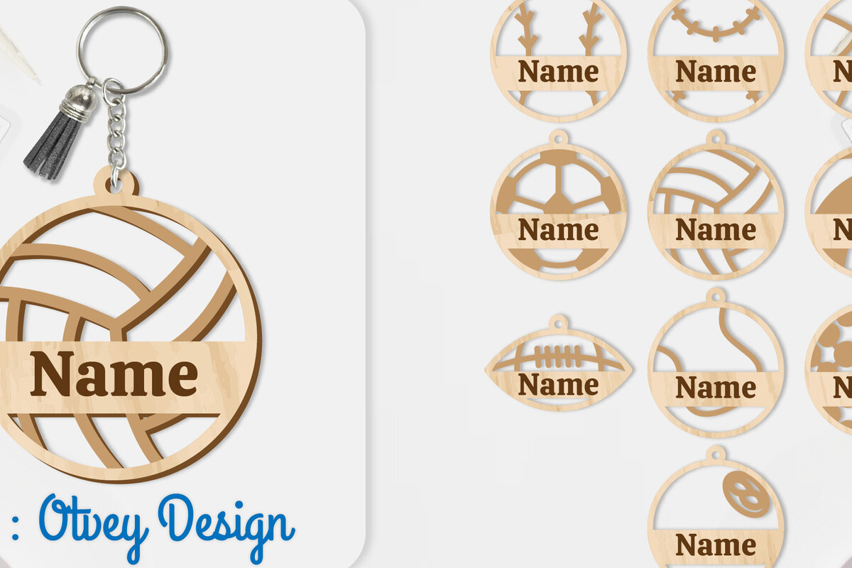 Σετ των 3 Intra απο ξύλο plywood 3mm-4mm πάχος Μπρελόκ με μπίλια  Σχεδίαση ΠΑΚΟΥΛΑ Δίασταση 6x6 cm INTRAFABR-101160728