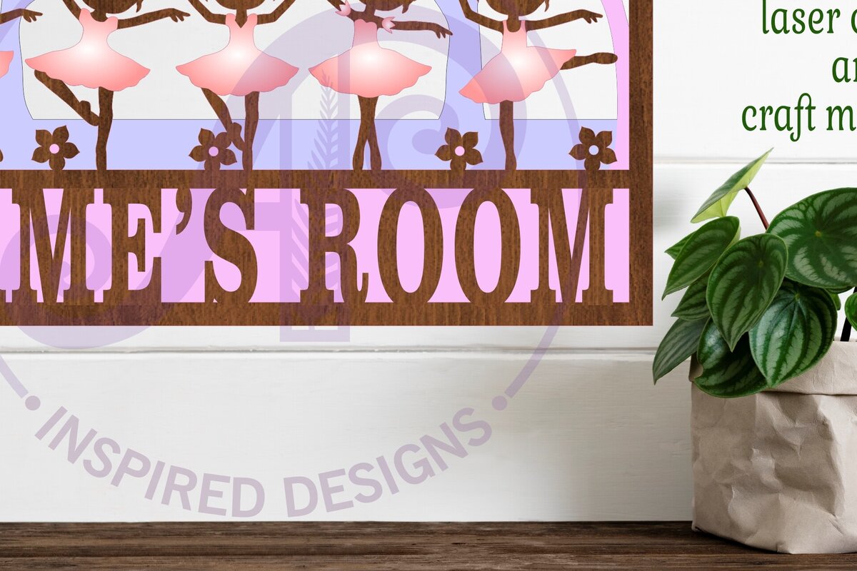 Intra απο ξύλο plywood 3mm-4mm πάχος Μπαλαρίνες Σήμα Όνομα Σκηνής 4 Layer Δίασταση 35x35 cm INTRAFABR-94625180