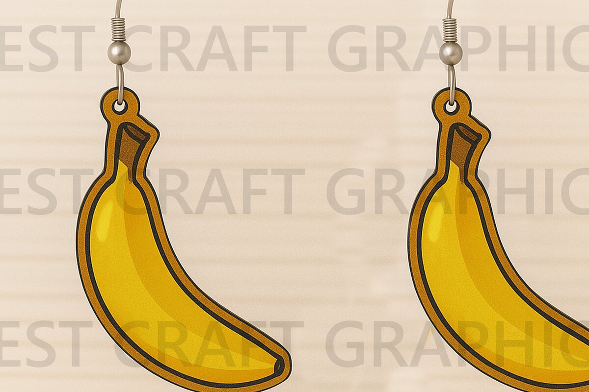 Σετ των 3 Intra απο ξύλο plywood 3mm-4mm πάχος Σκουλαρίκια μπανάνας Cut Δίασταση 3x3 cm INTRAFABR-123671269