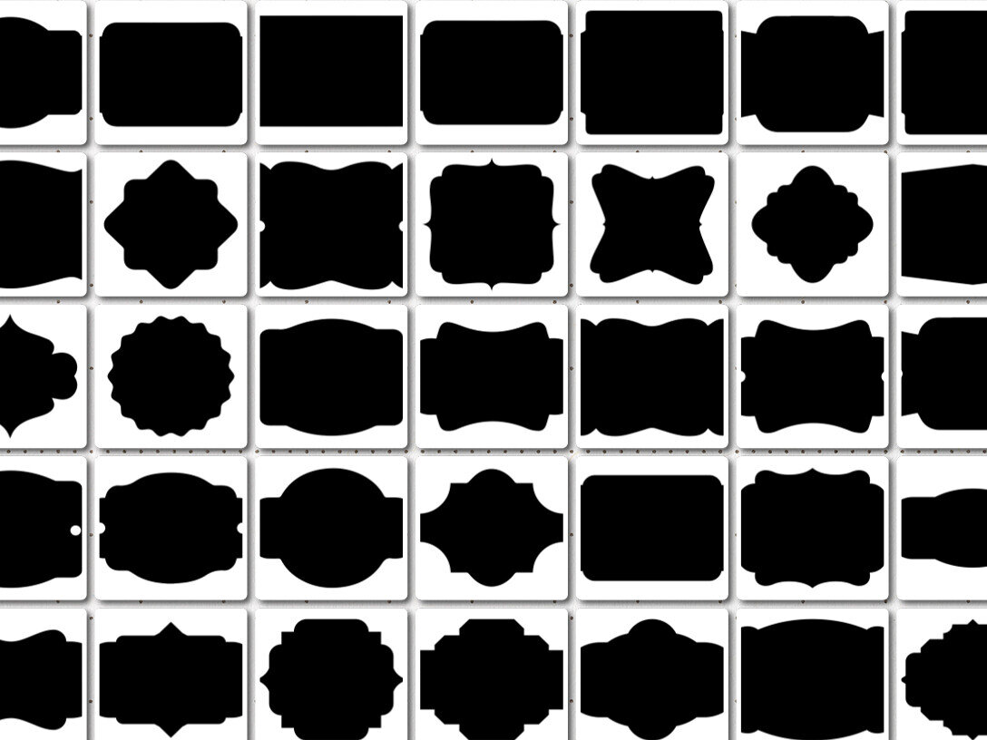 Intra απο ξύλο plywood 3mm-4mm πάχος Banner , Βασικά σχήματα , Αποκοπή ετικετών ονομάτων Δίασταση 50x20 cm INTRAFABR-81746091