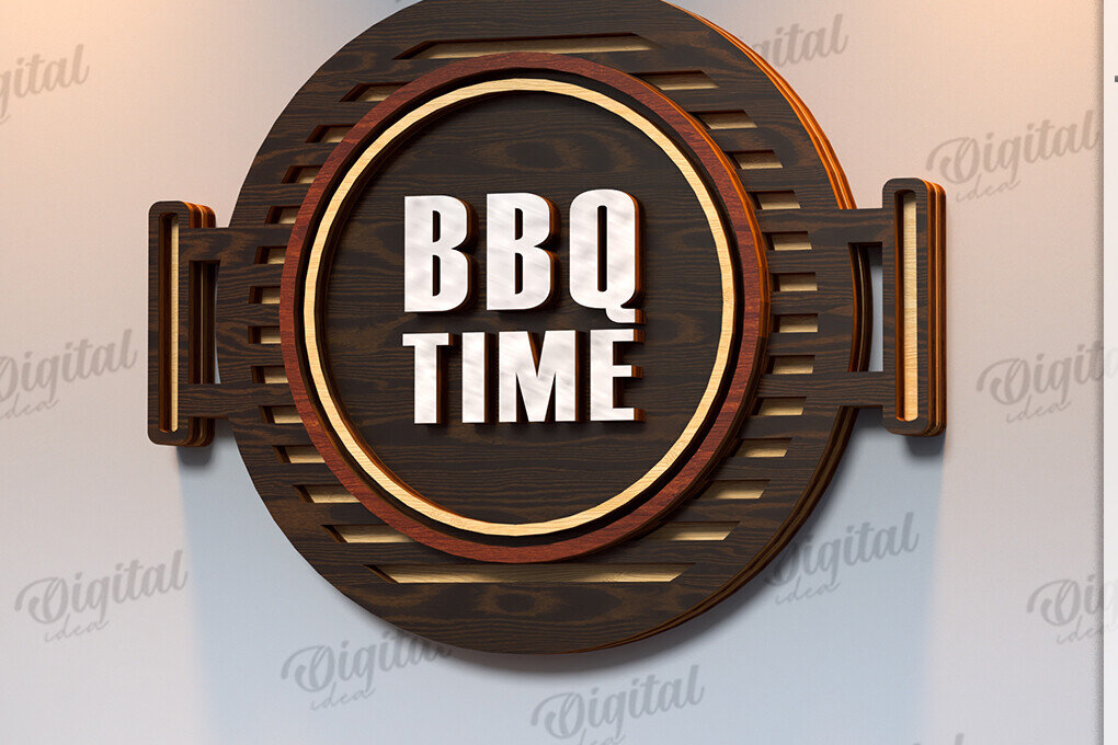 Intra απο ξύλο plywood 3mm-4mm πάχος πινακίδα μπαρ και γκριλ Δίασταση 30x20 cm INTRAFABR-123489481