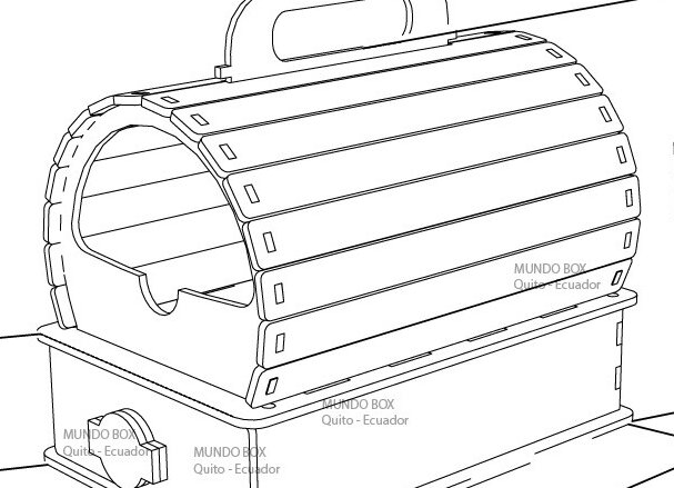Σετ των 3 Intra απο ξύλο plywood 3mm-4mm πάχος Bar Barrel Wine Liquor Holder Δίασταση 4x4 cm INTRAFABR-122626406