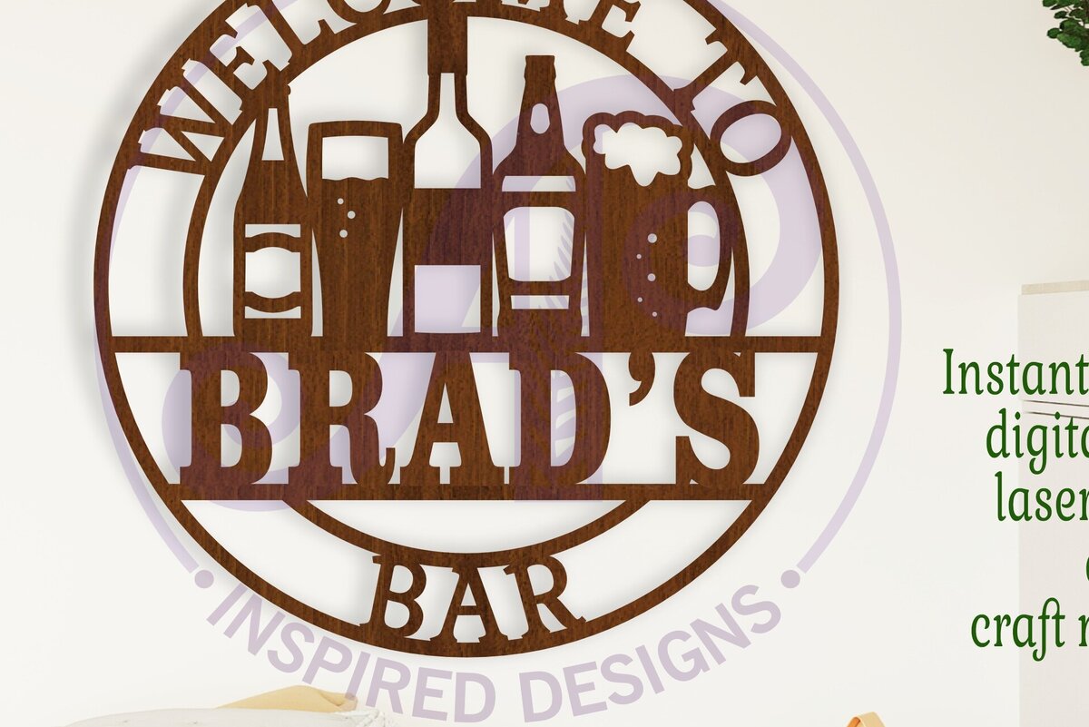 Σετ των 3 Intra απο ξύλο plywood 3mm-4mm πάχος Σημάδι ονόματος γραμμής, Καλώς ήλθατε στο Σήμα γραμμής ονόματος Δίασταση 6x6 cm INTRAFABR-108545660