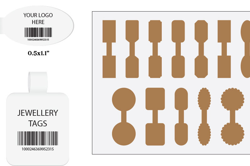 Intra απο ξύλο plywood 3mm-4mm πάχος Πρότυπο ετικετών κοσμημάτων Barbell Δίασταση 30x20 cm INTRAFABR-113053844