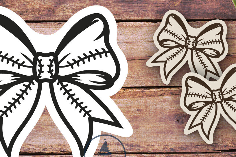 Σετ των 3 Intra απο ξύλο plywood 3mm-4mm πάχος Σκουλαρίκια Μπέιζμπολ | Softball Δίασταση 3x3 cm INTRAFABR-120083764