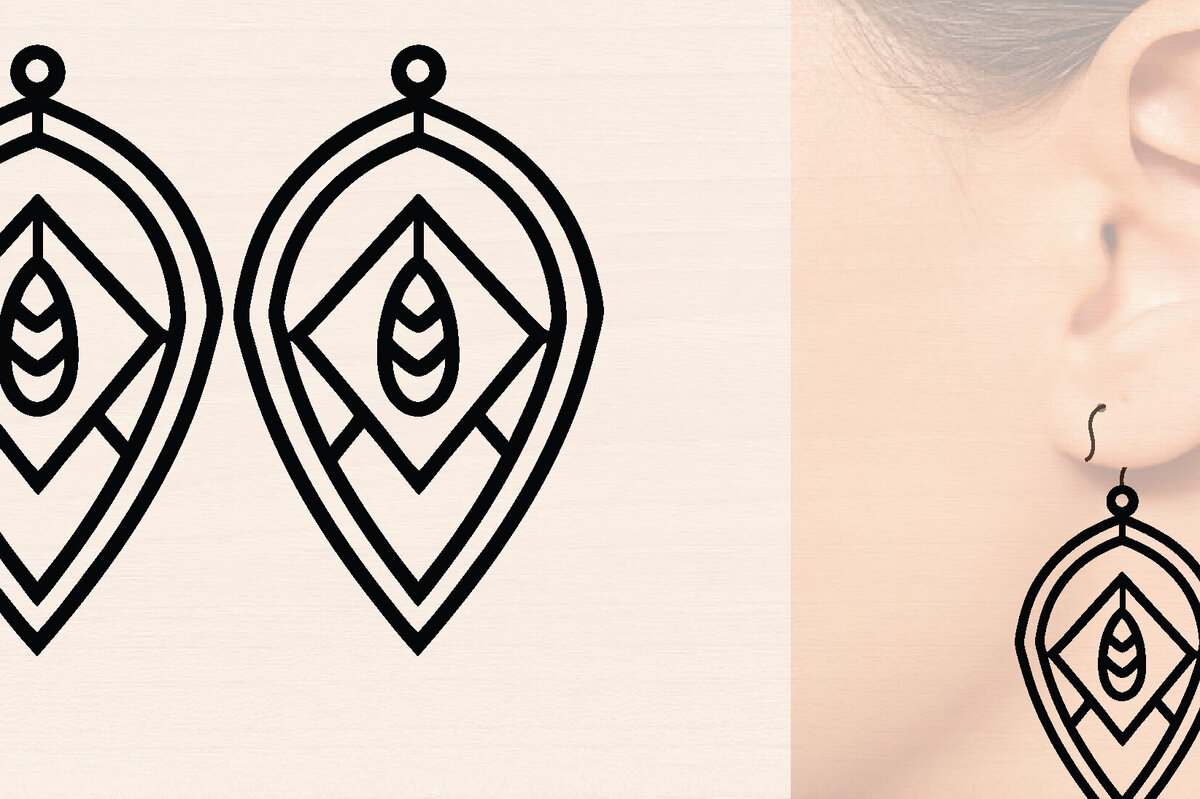 Intra απο ξύλο plywood 3mm-4mm πάχος Ξύλινα σκουλαρίκια μπέιζμπολ με Δίασταση 3000x3000 cm INTRAFABR-118025213