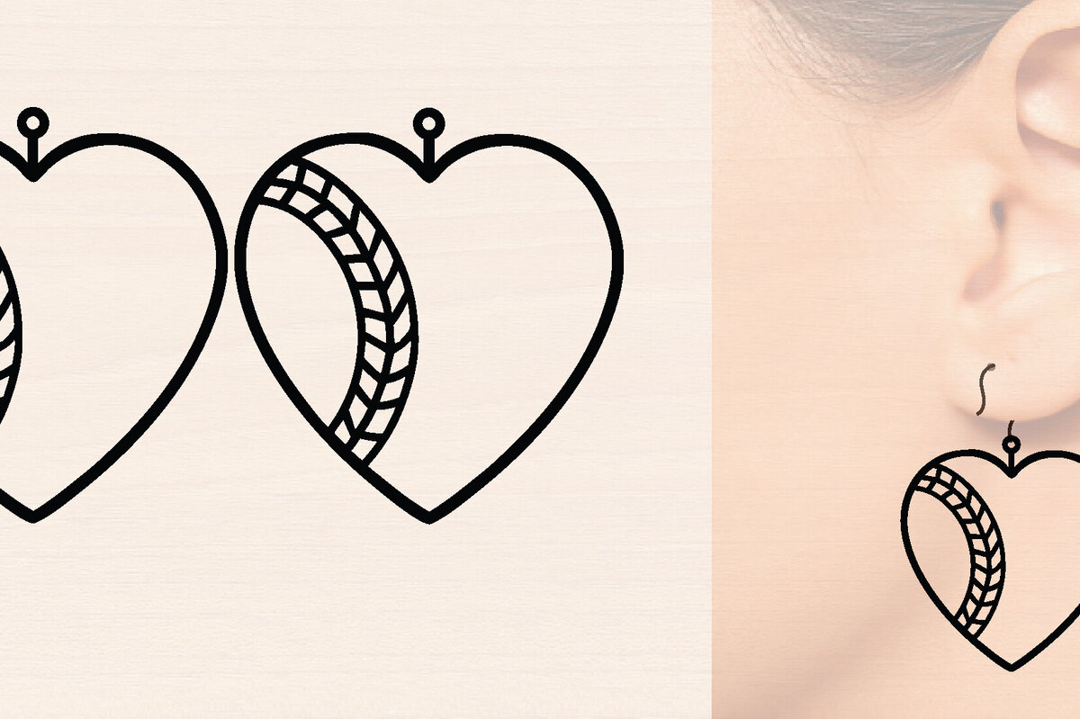 Intra απο ξύλο plywood 3mm-4mm πάχος Ξύλινα σκουλαρίκια μπέιζμπολ με Δίασταση 3000x3000 cm INTRAFABR-118025438