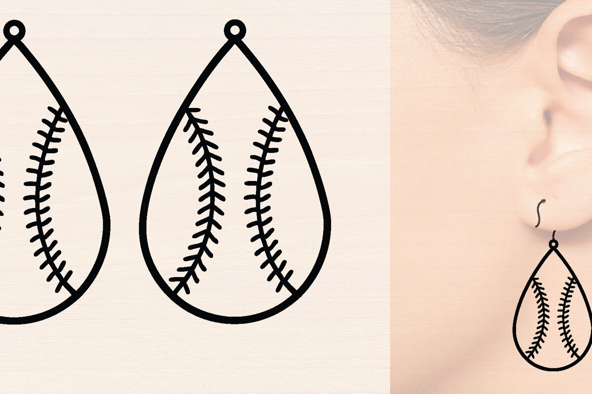 Intra απο ξύλο plywood 3mm-4mm πάχος Ξύλινα σκουλαρίκια μπέιζμπολ με Δίασταση 3000x3000 cm INTRAFABR-118025508