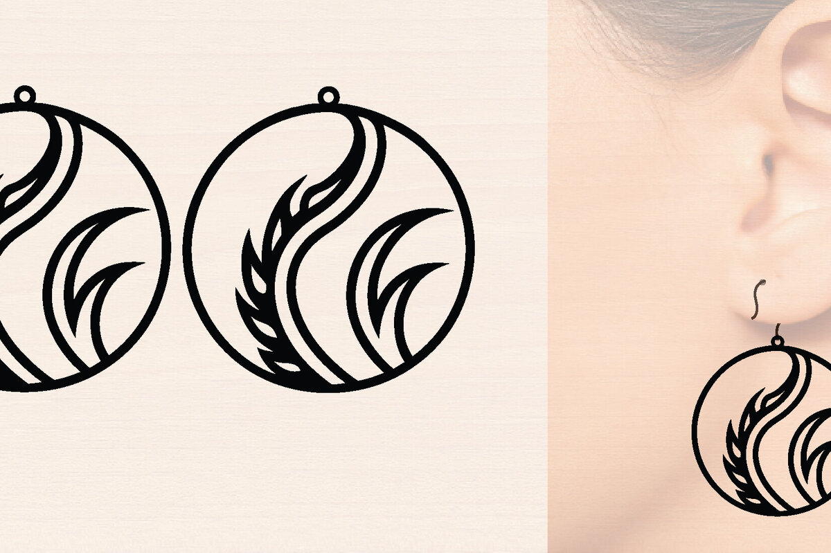 Intra απο ξύλο plywood 3mm-4mm πάχος Ξύλινα σκουλαρίκια μπέιζμπολ με Δίασταση 3000x3000 cm INTRAFABR-118025552