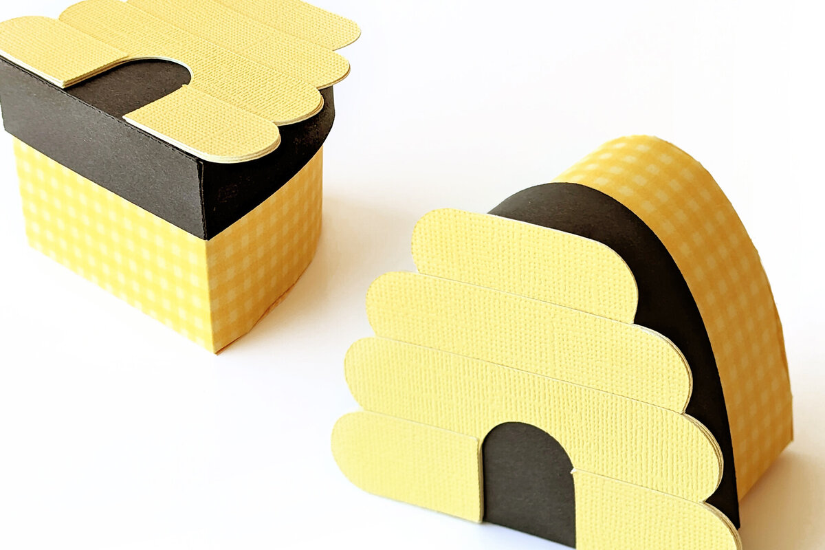 Σετ των 3 Intra απο ξύλο plywood 3mm-4mm πάχος Στρογγυλό κουτί δώρου κυψέλης με καπάκι Δίασταση 10x10 cm INTRAFABR-102080392