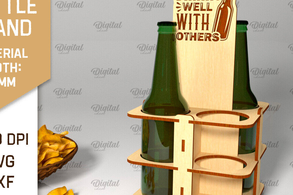 Intra απο ξύλο plywood 3mm-4mm πάχος Βάση μπουκαλιών μπύρας Ξύλινη Δίασταση 30x20 cm INTRAFABR-96802941