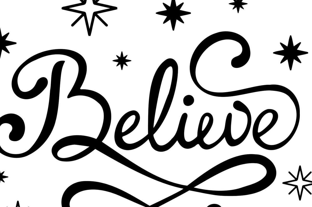 Σετ των 2 Intra απο ξύλο plywood 3mm-4mm πάχος Πιστέψτε , Χριστουγεννιάτικο διάνυσμα σεναρίου Δίασταση 15x15 cm INTRAFABR-86086215