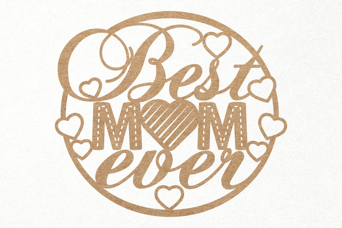 Intra απο ξύλο plywood 3mm-4mm πάχος Η καλύτερη μαμά ποτέ Δίασταση 30x20 cm INTRAFABR-24933936