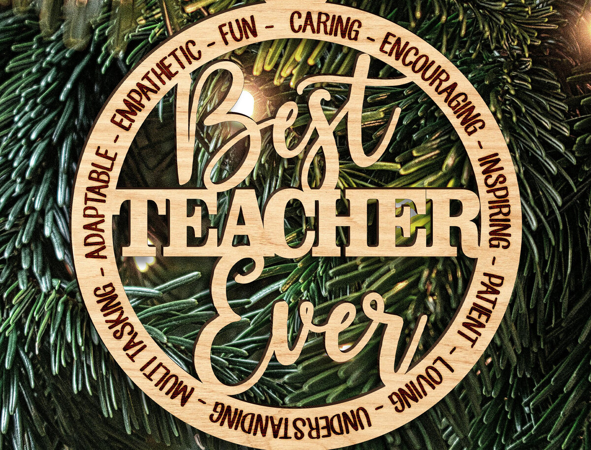 Σετ των 3 Intra απο ξύλο plywood 3mm-4mm πάχος Καλύτερο Στολίδι Δάσκαλου Ποτέ Δίασταση 3x3 cm INTRAFABR-123189756