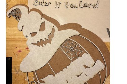 Σετ των 2 Intra απο ξύλο plywood 3mm-4mm πάχος Προσοχή σταντ κολοκύθας Δίασταση 15x15 cm INTRAFABR-102832688