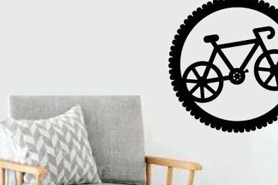 Intra απο ξύλο plywood 3mm-4mm πάχος κοπής με λέιζερ μεταλλικού τοίχου ποδηλάτου Δίασταση 40x40 cm INTRAFABR-79159316