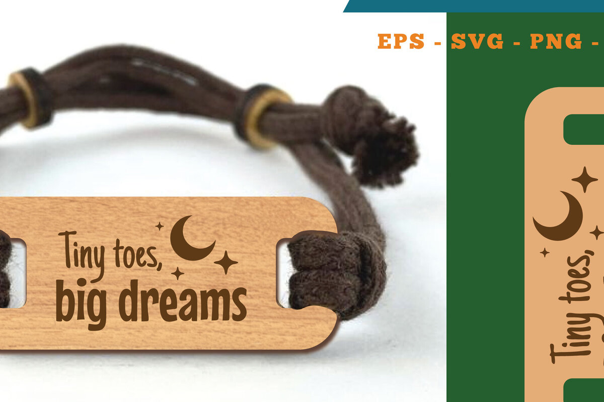 Σετ των 3 Intra απο ξύλο plywood 3mm-4mm πάχος Βραχιόλι Big Dreams Cut  Δίασταση 5x5 cm INTRAFABR-118735897