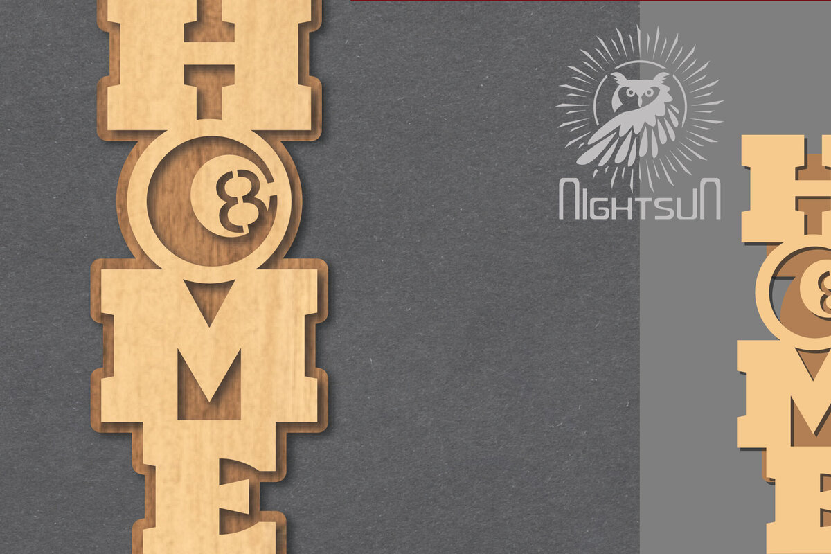 Σετ των 2 Intra απο ξύλο plywood 3mm-4mm πάχος Διακόσμηση με λέιζερ σπιτιού μπιλιάρδου 2 Δίασταση 15x15 cm INTRAFABR-120389753