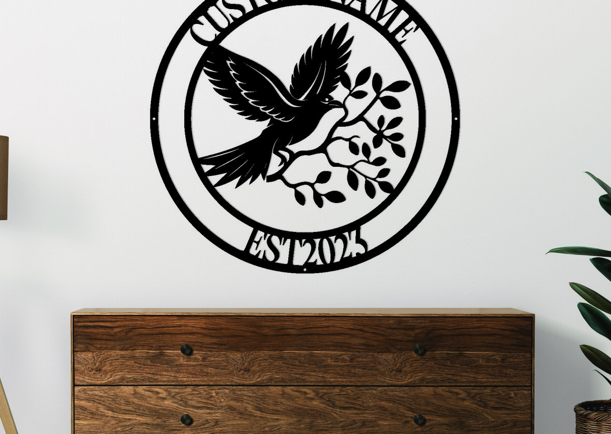 Intra απο ξύλο plywood 3mm-4mm πάχος Μεταλλικές επιγραφές πουλιών Δίασταση 30x20 cm INTRAFABR-111469248