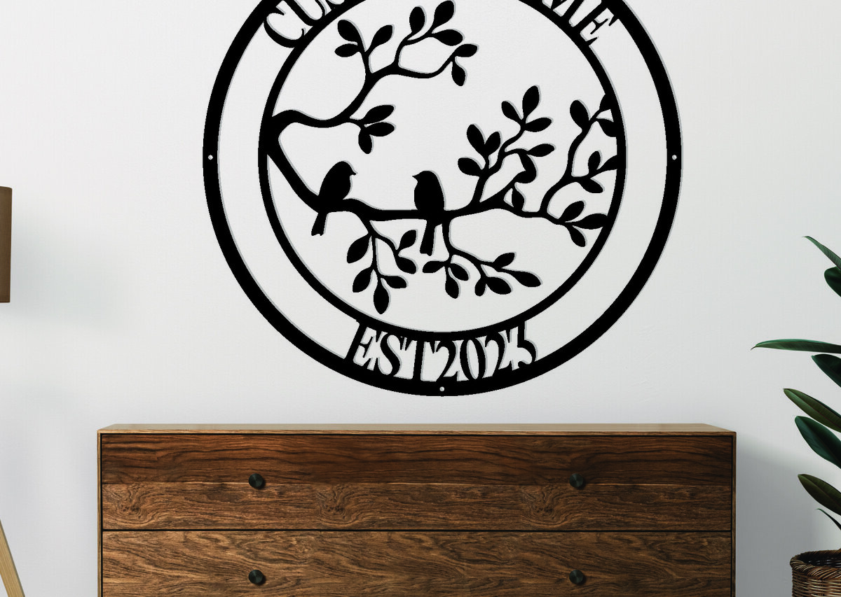 Intra απο ξύλο plywood 3mm-4mm πάχος Μεταλλικές επιγραφές πουλιών Δίασταση 30x20 cm INTRAFABR-111469269